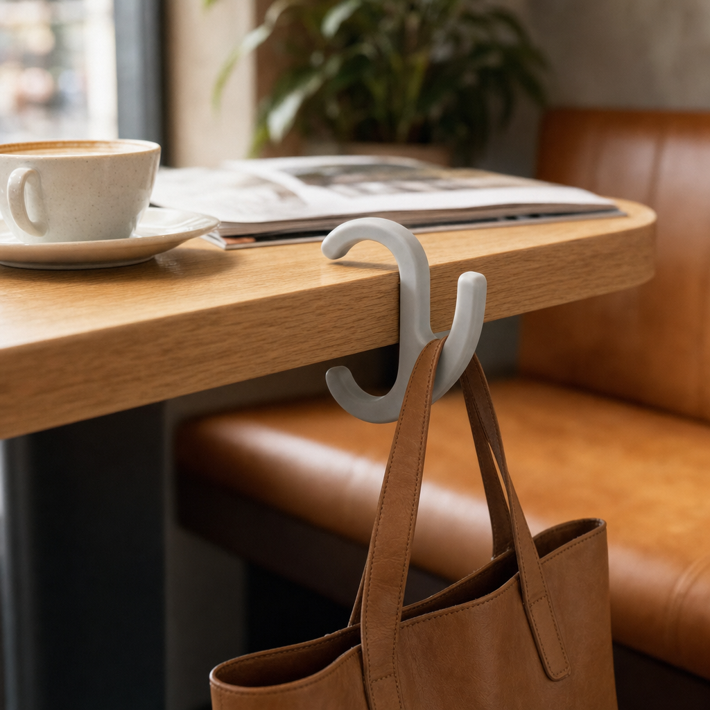 Table Bag Hanger Handbag Purse Hook Under Desk Holder Cafe Restaurant UK