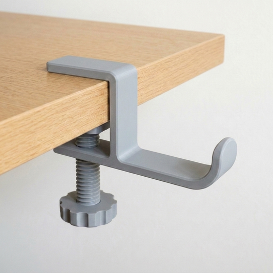 Headphone Desk Hangar – Under-Desk Clamp Hook Holder Stand for Headphones UK