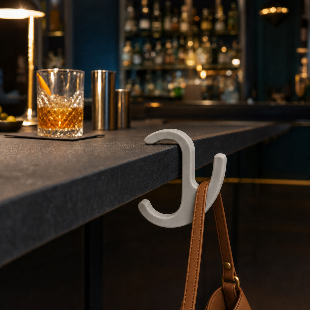 Table Bag Hanger Handbag Purse Hook Under Desk Holder Cafe Restaurant UK