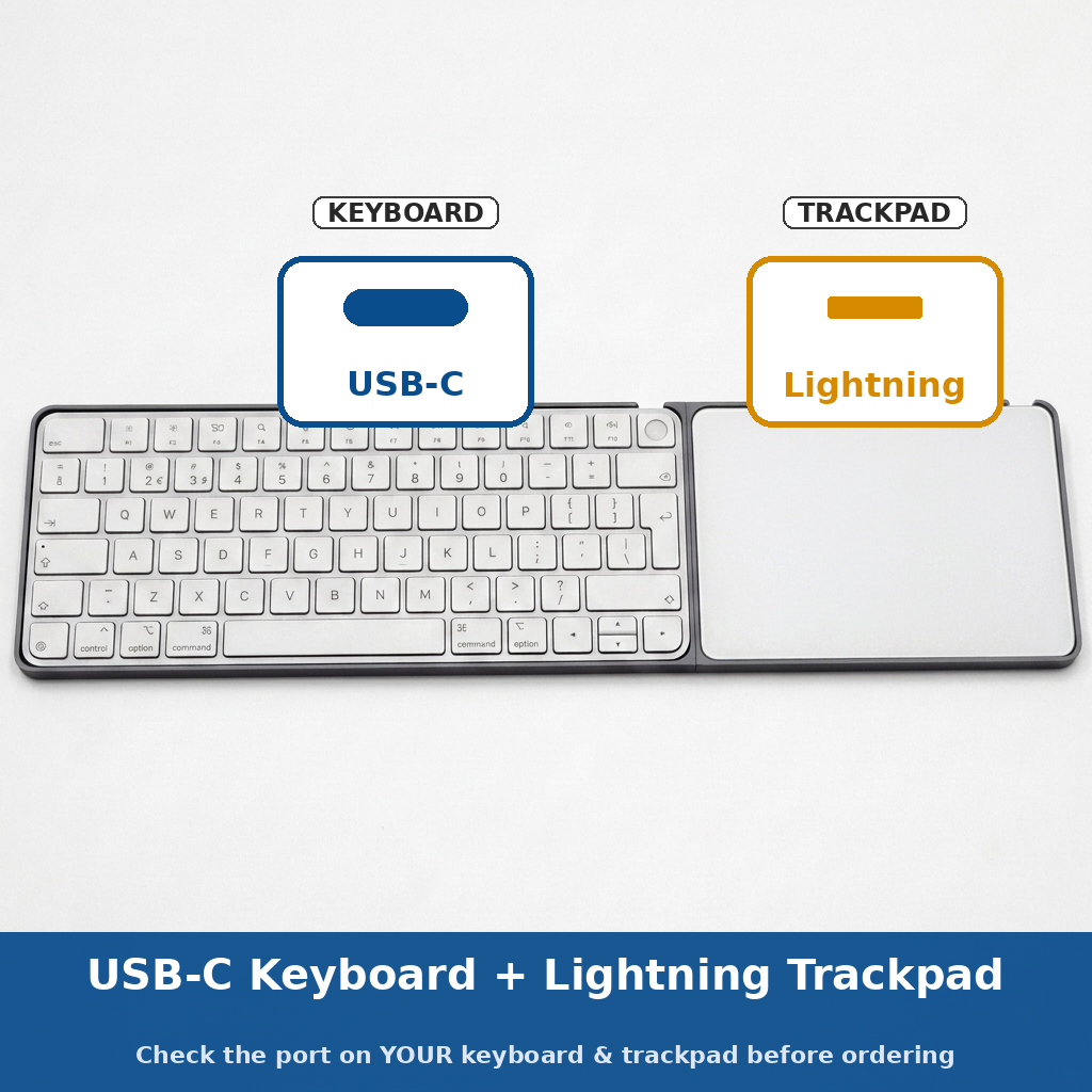Magic Board – Apple Magic Keyboard & Trackpad Holder Lightning / USB-C UK