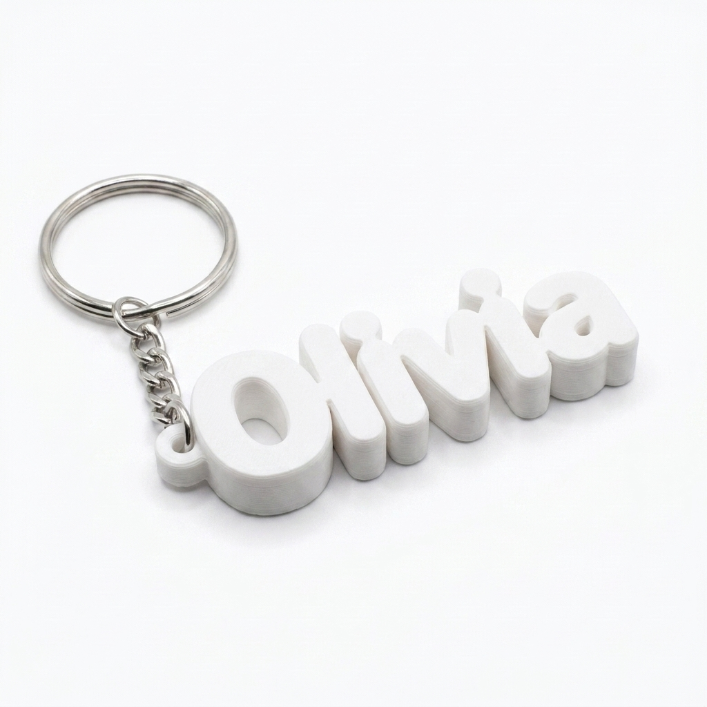 Personalised Name Keychain Custom Bag Tag Kids Party Favour Class Gift UK