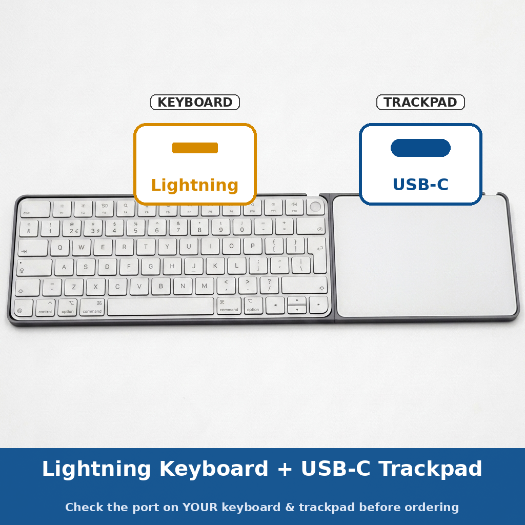 Magic Board – Apple Magic Keyboard & Trackpad Holder Lightning / USB-C UK