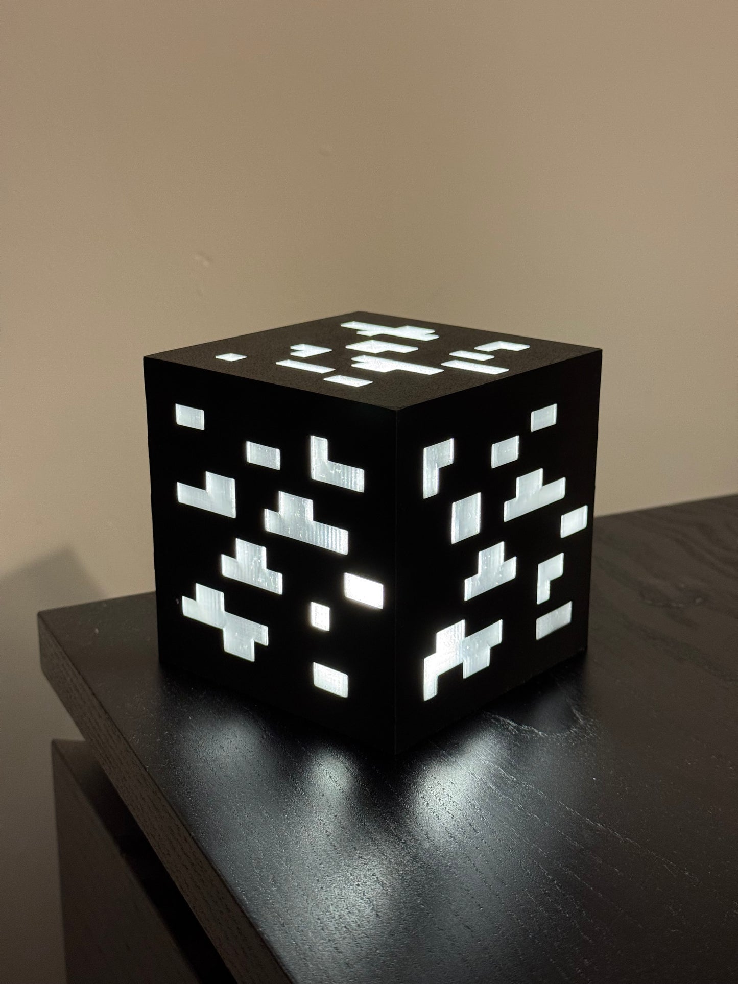 Minecraft Block LED Lamp | USB Pixel Cube Light | Gaming Room Decor