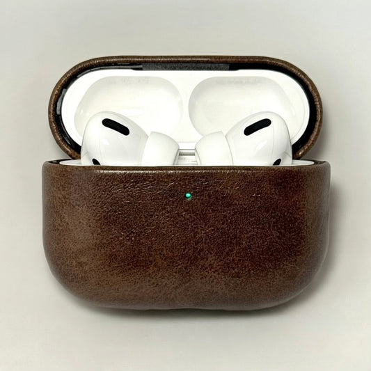 Leather AirPods 3 Case - Coffee Brown