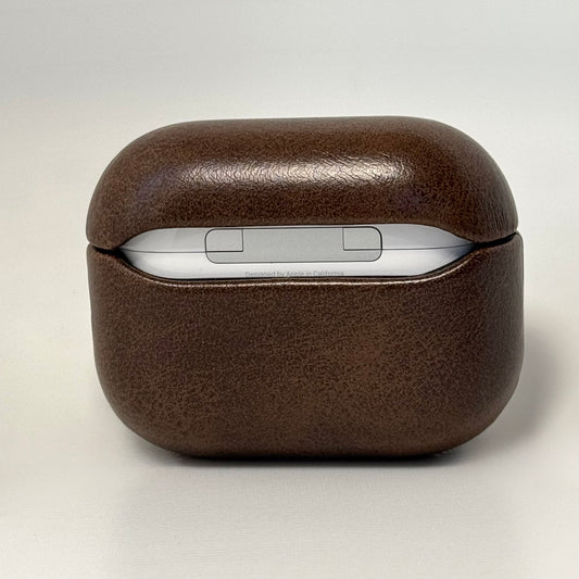 Leather AirPods Pro 3 Case - Coffee Brown