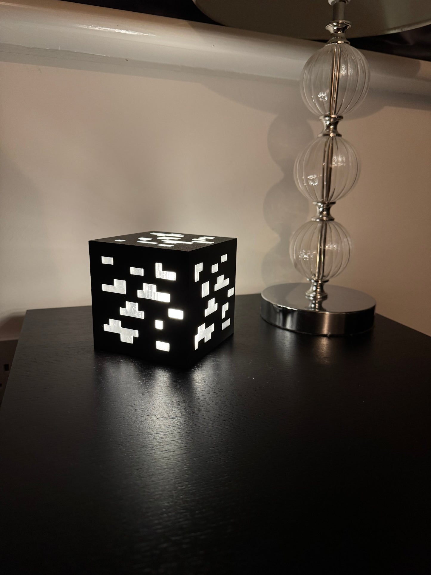 Minecraft Block LED Lamp | USB Pixel Cube Light | Gaming Room Decor