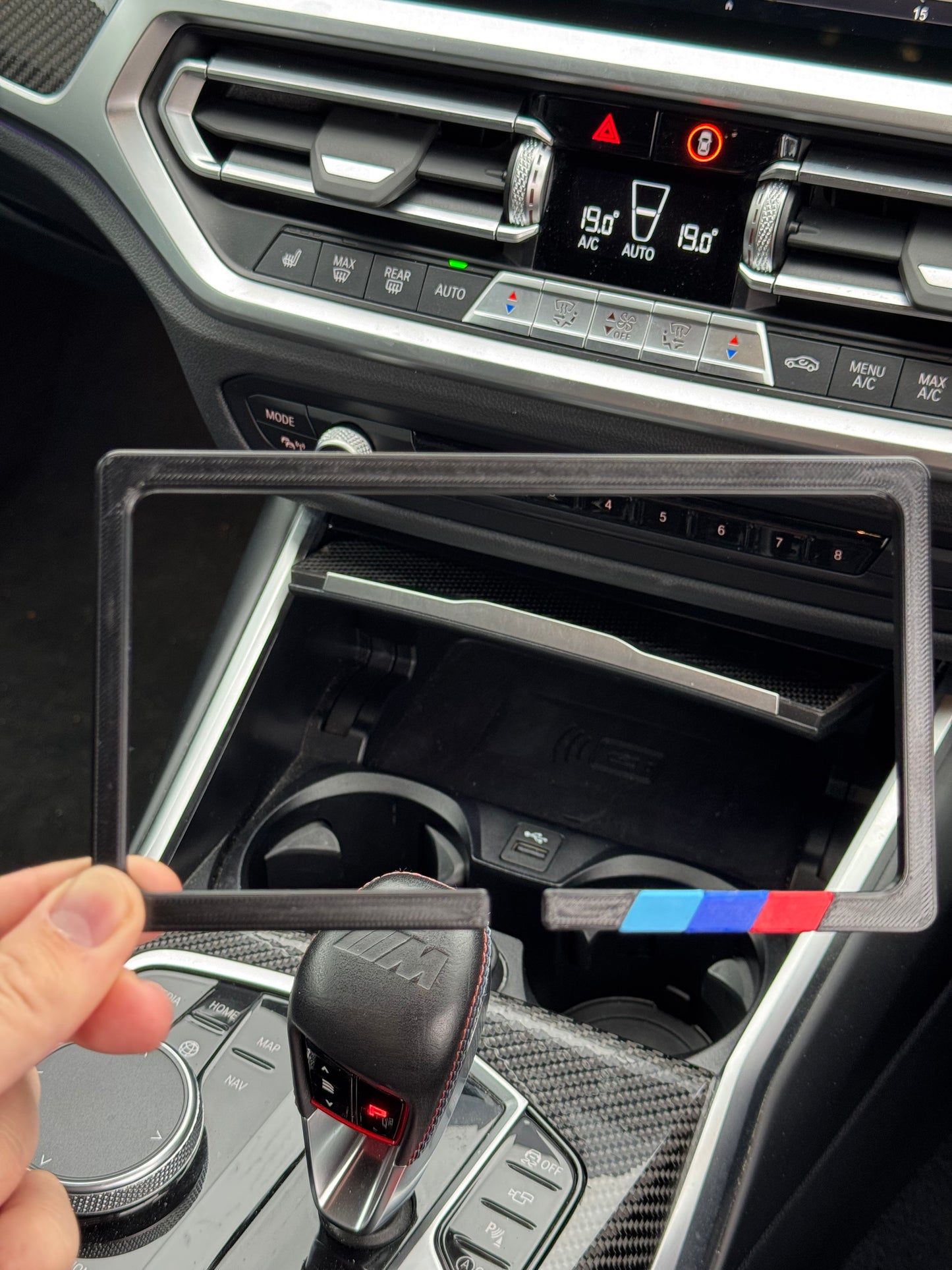 iPhone Charging Alignment Insert for BMW 3 & 4 Series | Wireless Charger Centering Tray Adapter | G20 G21 G22 G80 G81 G82 G83