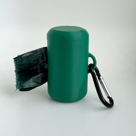 Dog Poop Bag Dispenser with Clip – Compact, Easy-Access & UK Made