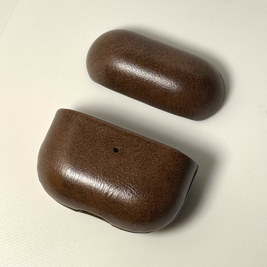 Leather AirPods 3 Case - Coffee Brown