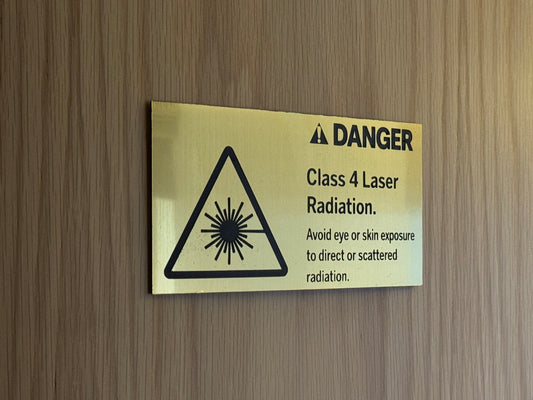 Custom Engraved Sign 200x100mm Any Colour Text Logo CNC Milled Plaque Personalised