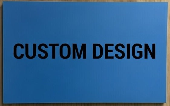 Custom Engraved Sign 200x100mm Any Colour Text Logo CNC Milled Plaque Personalised