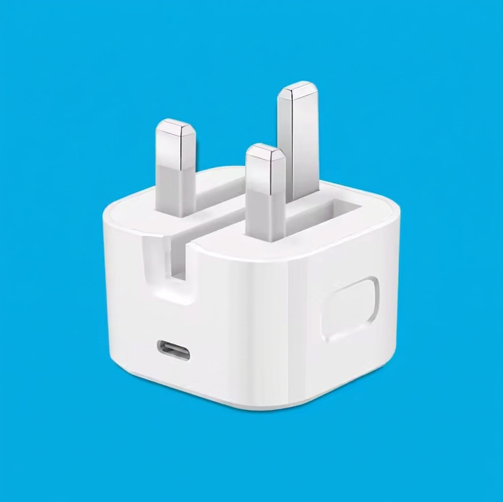 USB-C PD 20W folding UK plug charger – pins folded